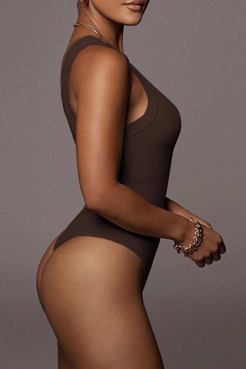 CWSJS1374_SUMMER TIGHT SEXY ROUND NECK SLEEVELESS JUMPSUIT