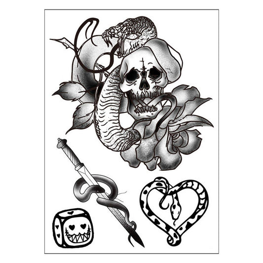 Dark Tribal Snake Tattoo ? Black Mamba Arm Sticker