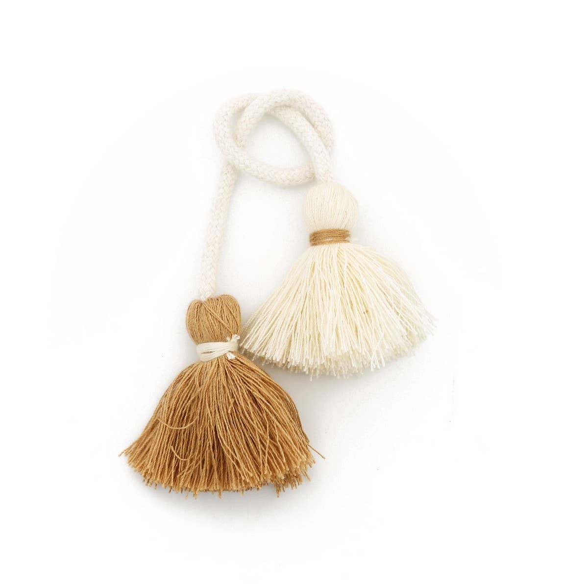 Double-Head Tassel Handmade Bag Charm Pendant_CWAB5069