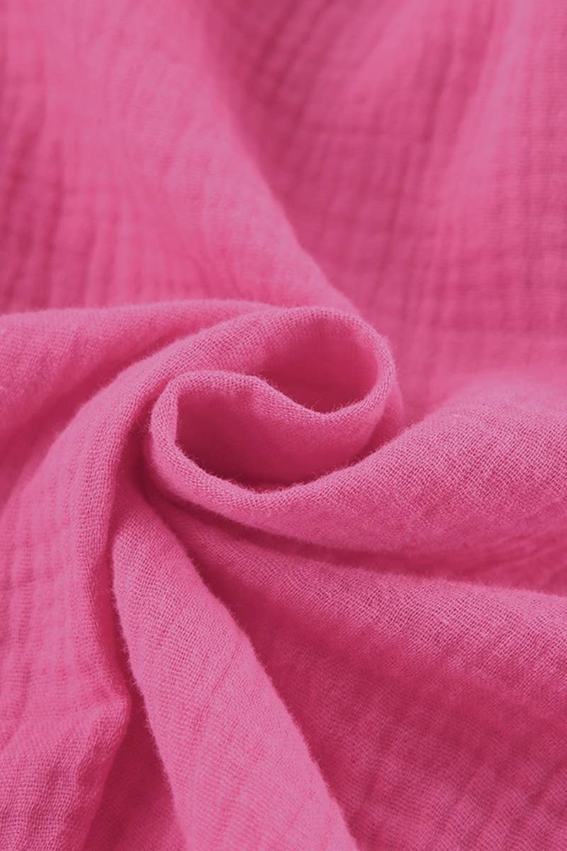 CWSPJ0312_SOFT COTTON LONG-SLEEVED SHORTS PAJAMA SET