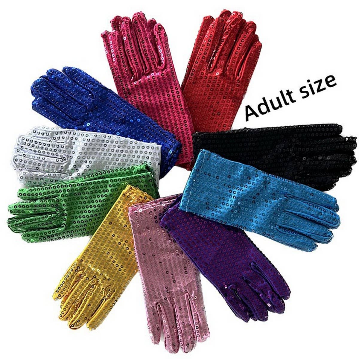 CWAG0293_SEQUINED STAGE NIGHT SHOW ACCESSORIES GLOVES