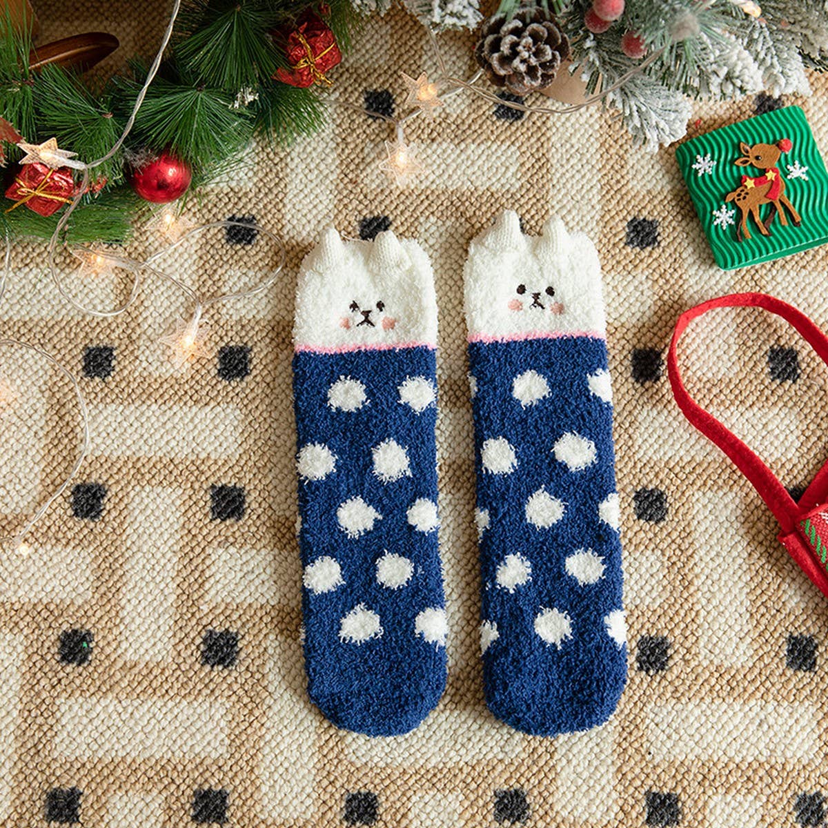 CWMS02732_KIDS FAMILY CHRISTMAS CREW SOCKS WINTER GIFT