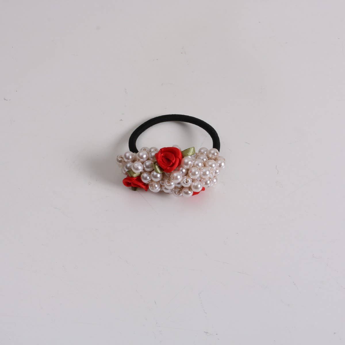 Cute Floral Pearl Hair Tie for Sweet Girls
