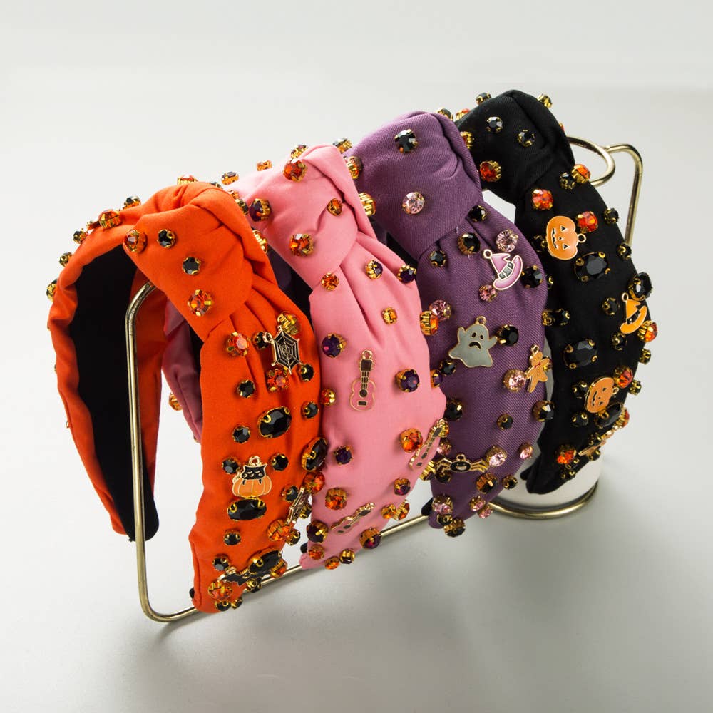 HALLOWEEN RHINESTONE BALL HEADBAND
