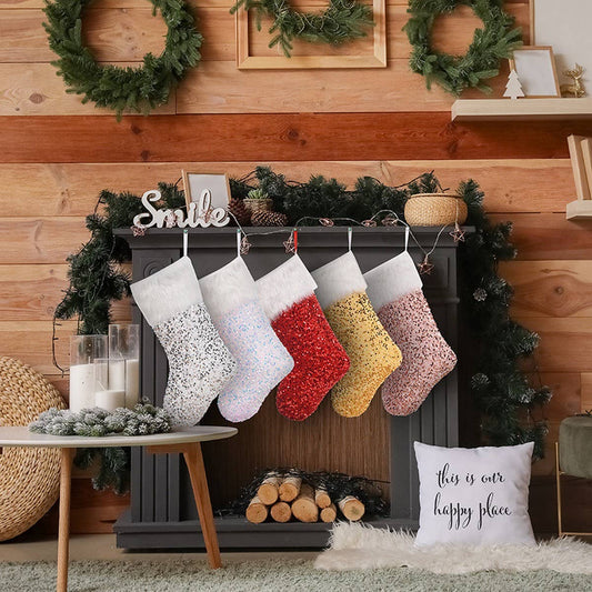NEW CHRISTMAS STOCKINGS CHILDREN'S CANDY GIFT BAG