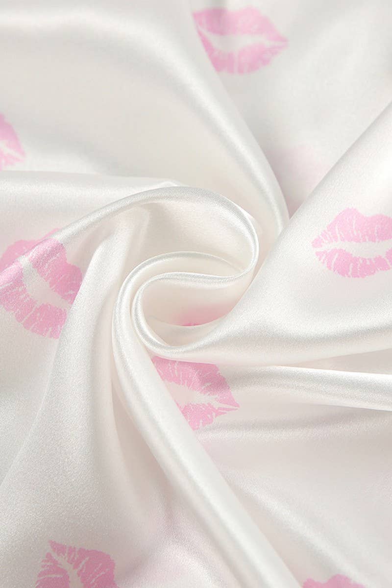 CWSPJ0270_SATIN PRINTED PAJAMAS THREE-PIECE SET