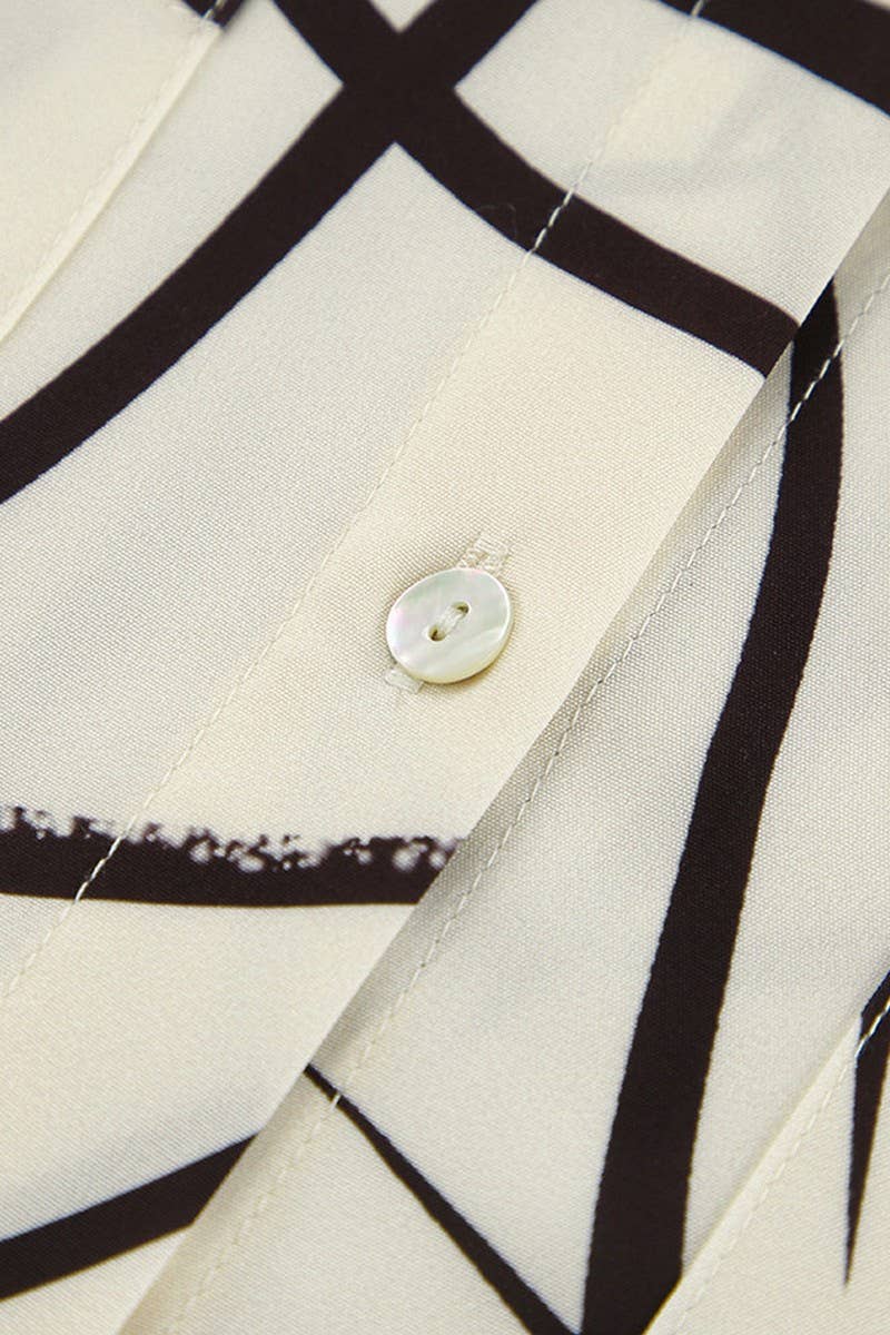 CWSPJ0384_CARDIGAN PRINTED LONG SLEEVE PANTS TWO-PIECE SET