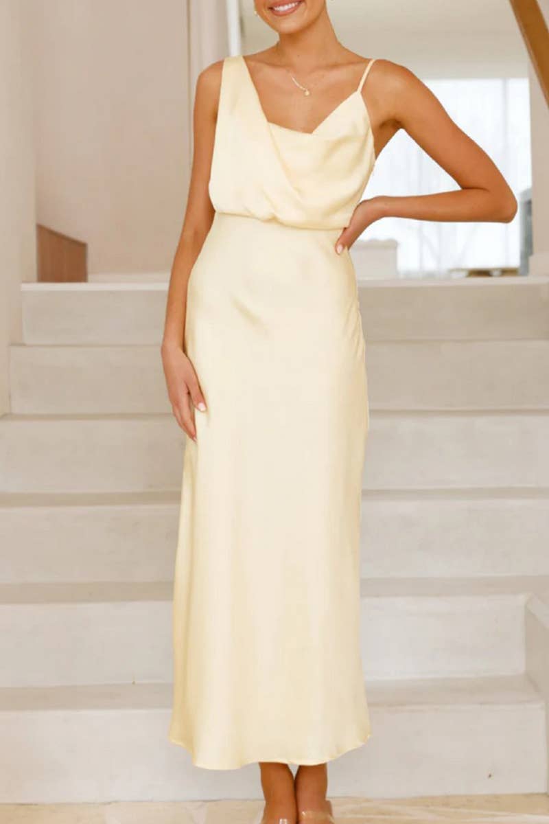 CWDHL0932_SUMMER SOLID COLOR SUSPENDER SEXY DRESS