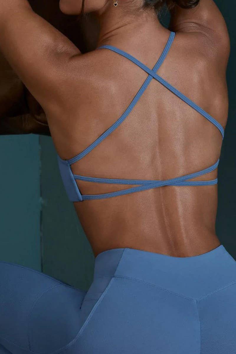 CWTTK0413_SOLID COLOR CASUAL YOGA SPORT BRA VEST TOP