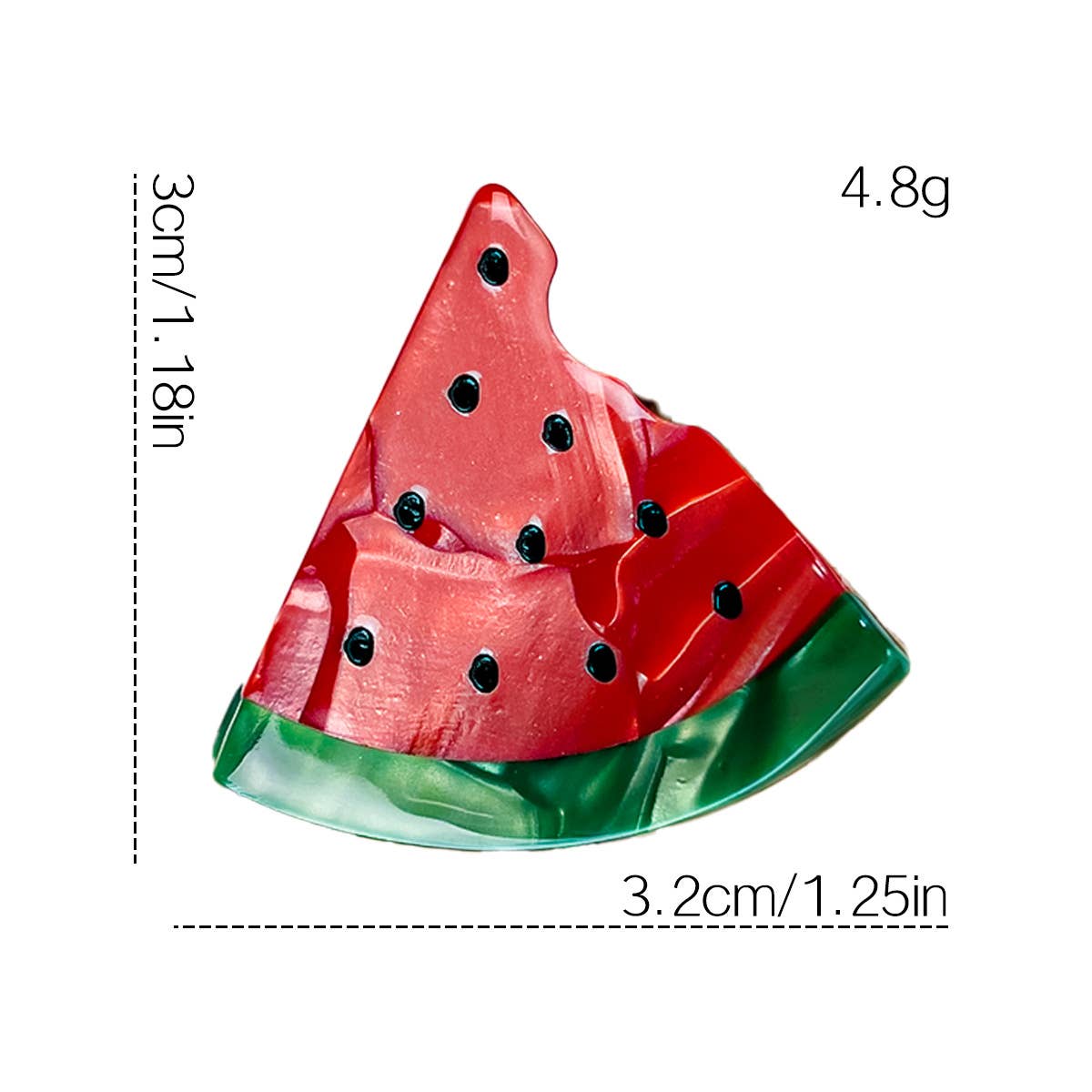 Mini acetic acid grab clip Cute fruit hair clip