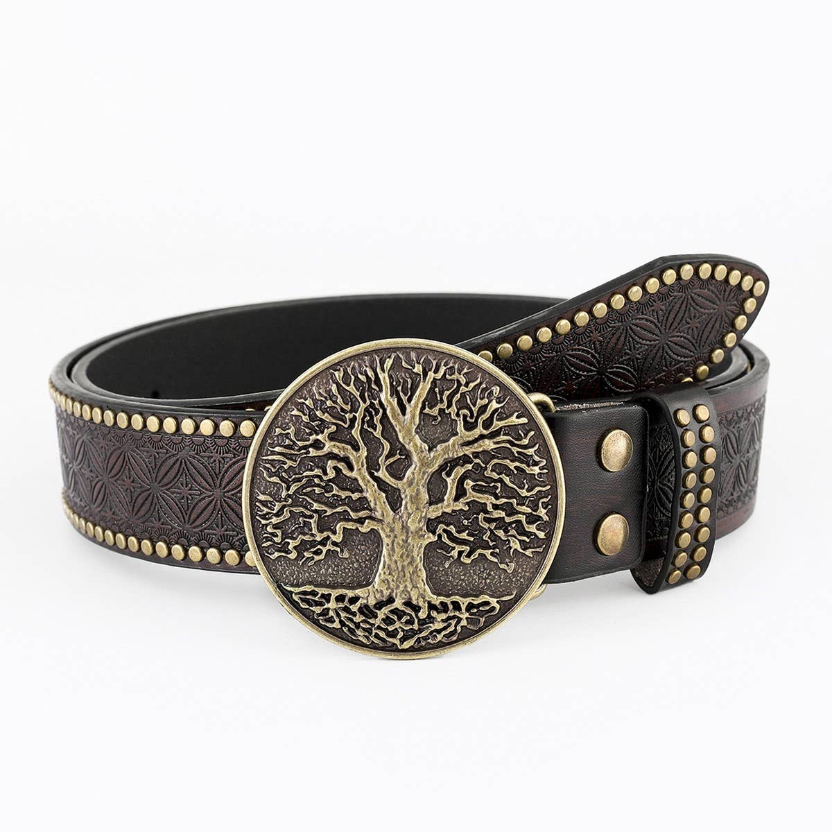WESTERN COWBOY BELT WITH SAPPHIRE EMBELLISHMENT_CWABE0414
