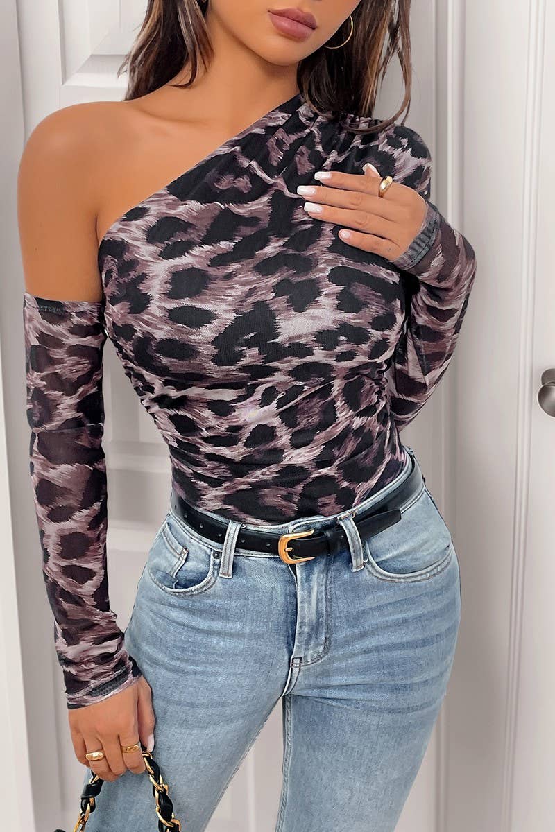 CWTBLL4052_ONE SHOULDER ASYMMETRICAL NECK SLIM JUMPSUIT