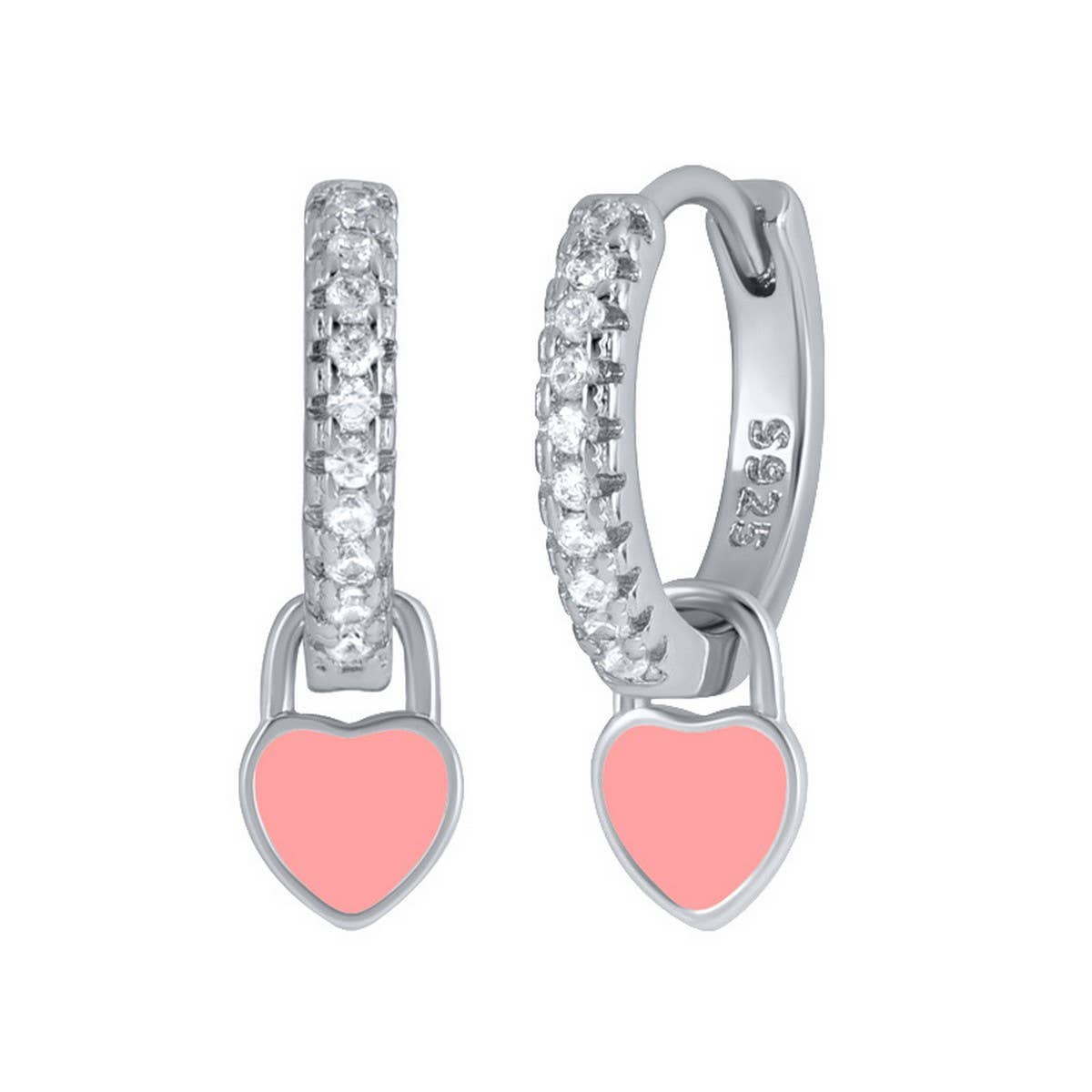 NEW SIMPLE MULTI-COLOR LOVE GEOMETRIC EARRINGS