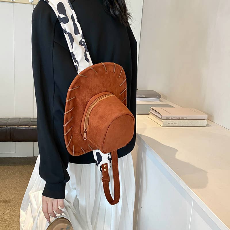 Personalized retro versatile hat and backpack