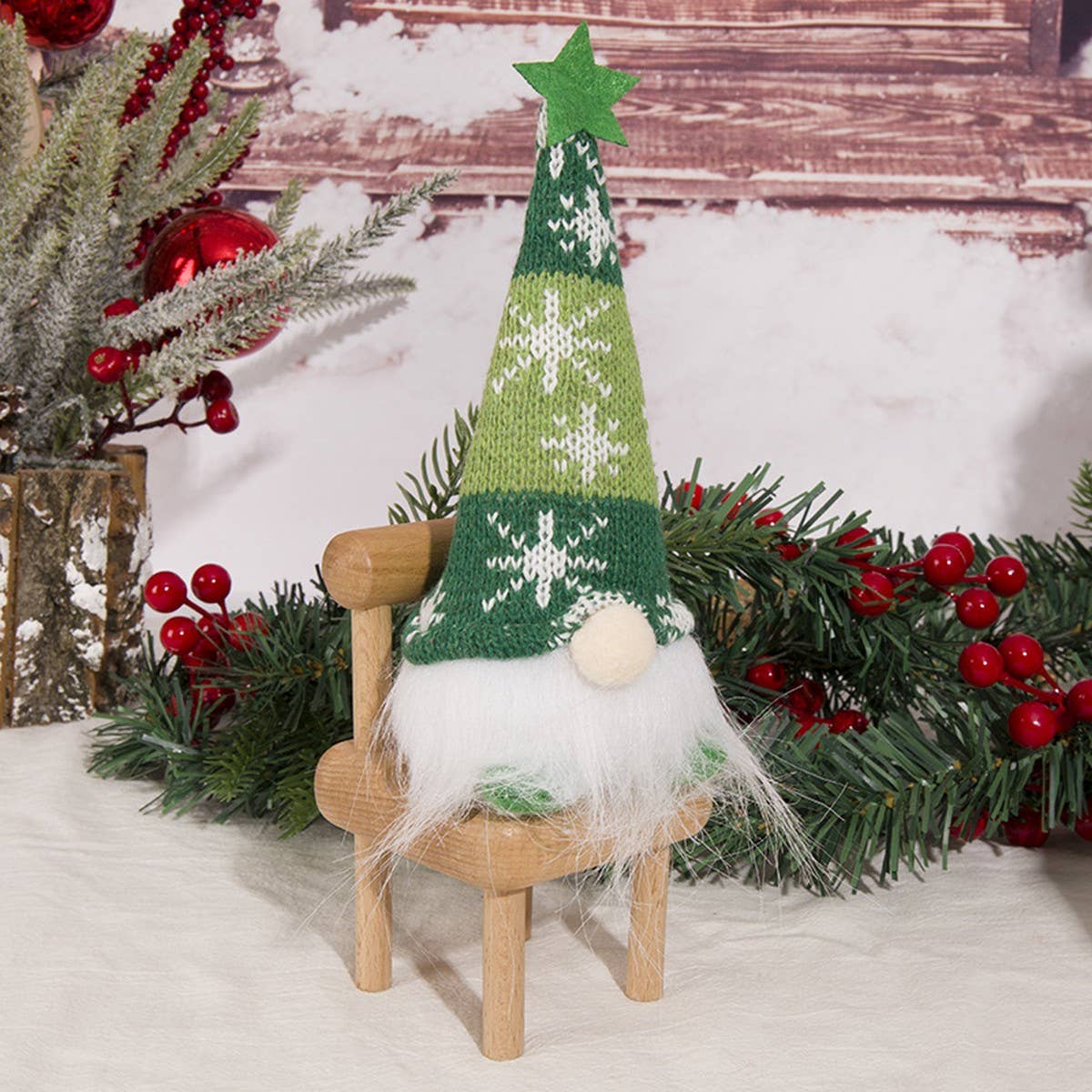 CHRISTMAS FESTIVAL LUMINOUS LIGHTED DOLL ORNAMENTS