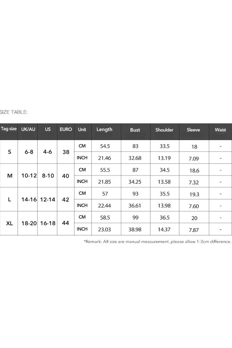 CWTTS00703_HOT GIRL STYLE SOLID COLOR STITCHING SHORT SLEEVE