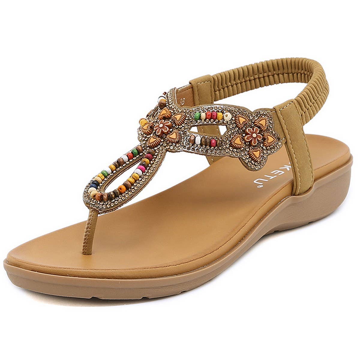 BOHEMIA THICK SOLE CLIP TOE SANDALS_CWSHS0532