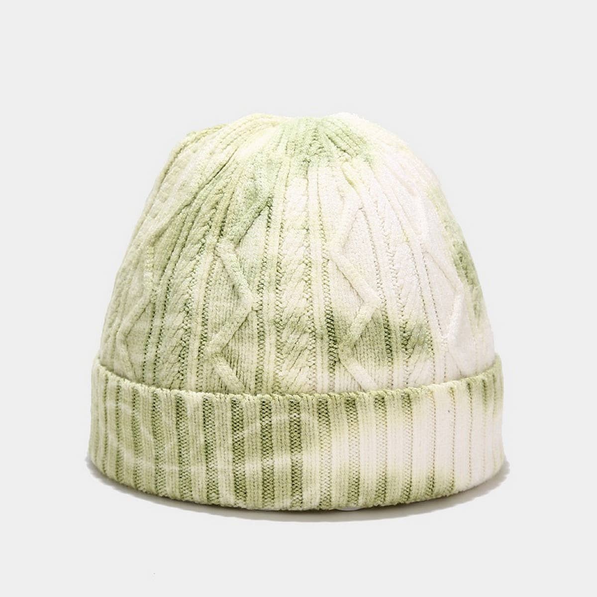 NEW WARM TIE-DYE KNITTED HAT_CWAH1588
