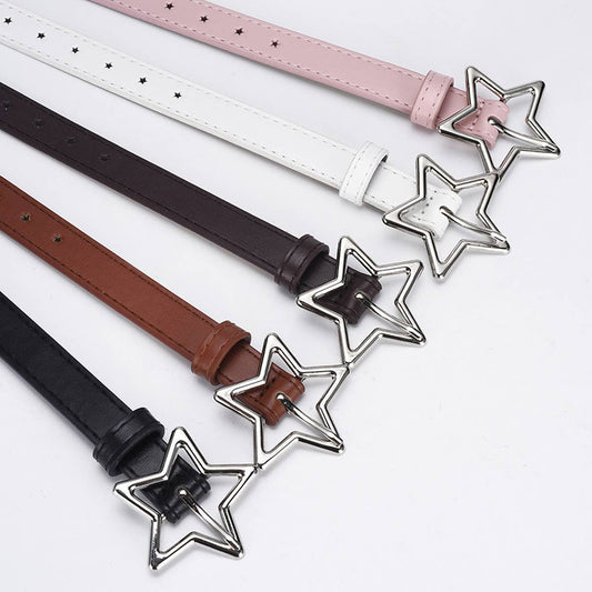 CWABE0879_SWEET STAR HOLE DECORATION HOLLOW BELT