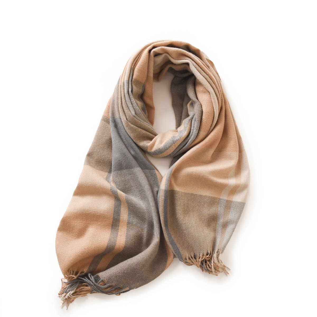Plaid Winter Scarf ??Soft Thick Fringe Shawl 2025_CWASC0168