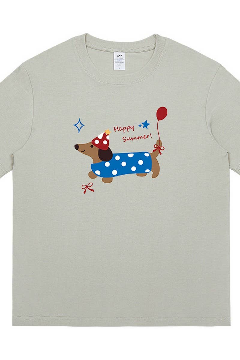 CWTTS1598_SUMMER AGE-REDUCING LAZY STYLE LOOSE T-SHIRT