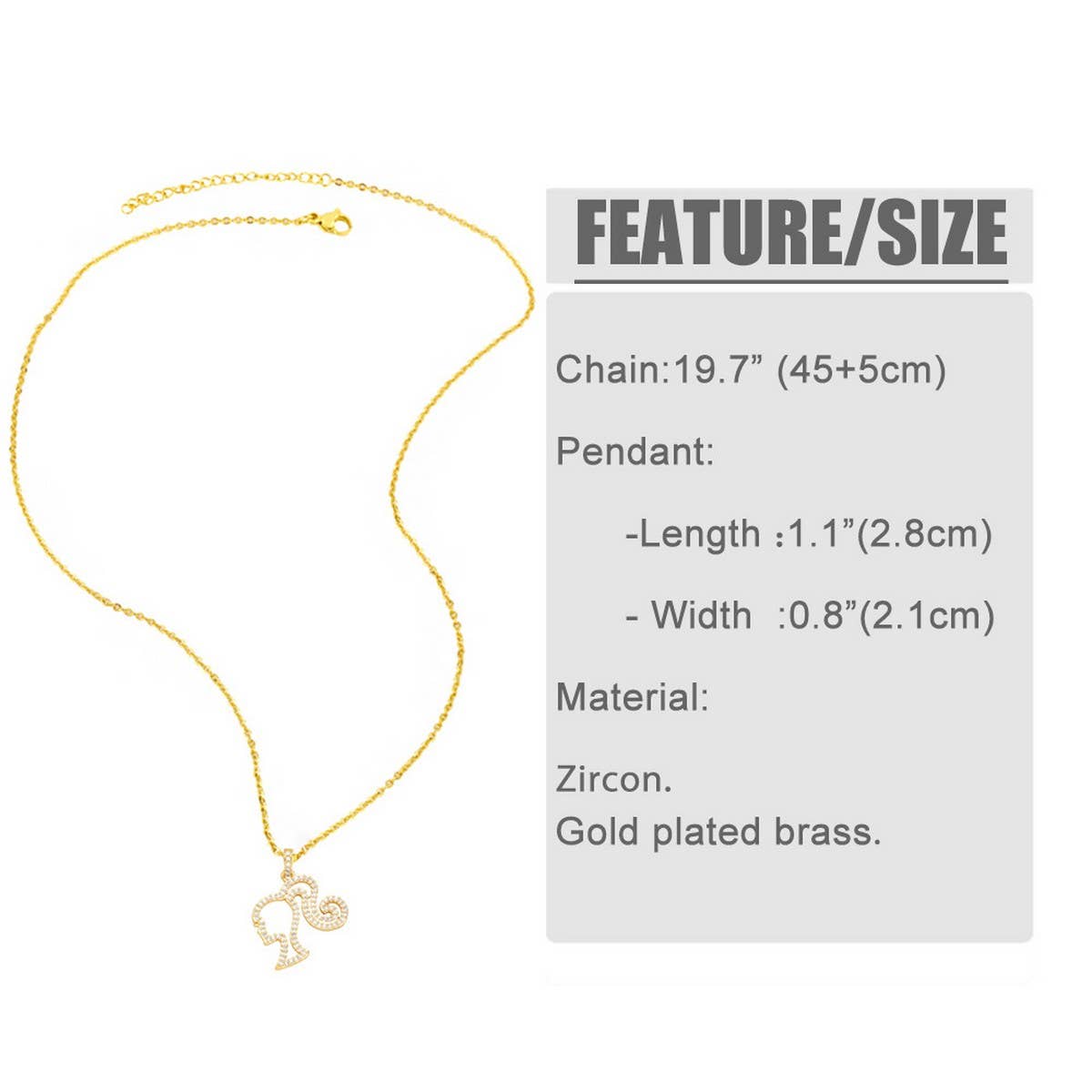 GOLD PLATED DIAMOND FLOWER PENDANT NECKLACE