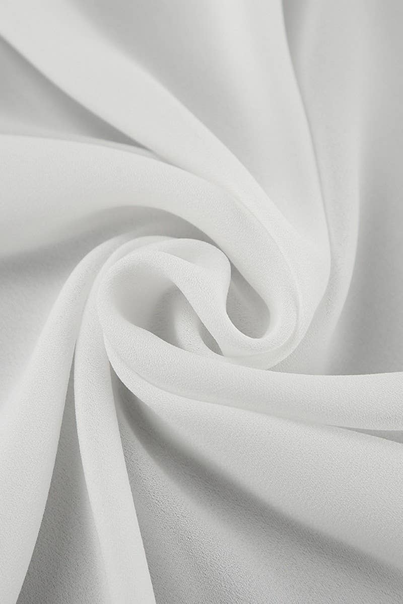 CWTBLL538_SOLID COLOR SEE-THROUGH LOOSE LONG-SLEEVED TOP