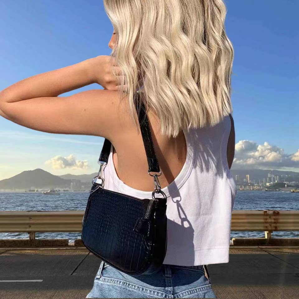 Casual Loose Crop Top - Solid Color Tank Vest