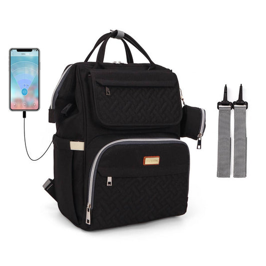 SIMPLE MULTIFUNCTIONAL MOTHER AND BABY BAG_CWAB2240