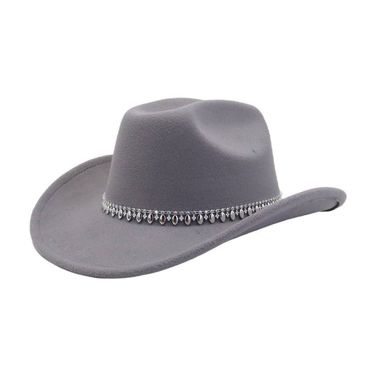 Couple Fedora Jazz Hat Western Ethnic Wool Hat_CWAH04370