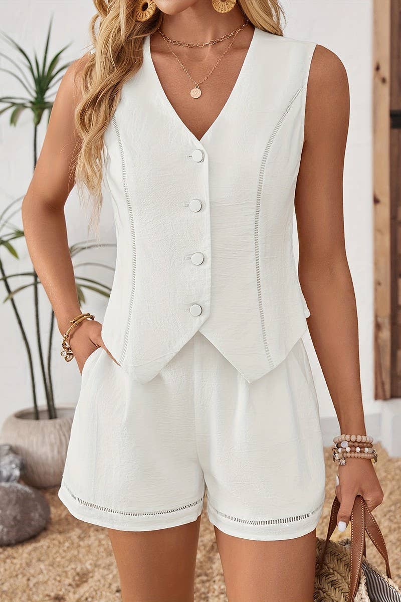 CWSTB2164_STRIPED TANK TOP & WIDE-LEG PANTS SET