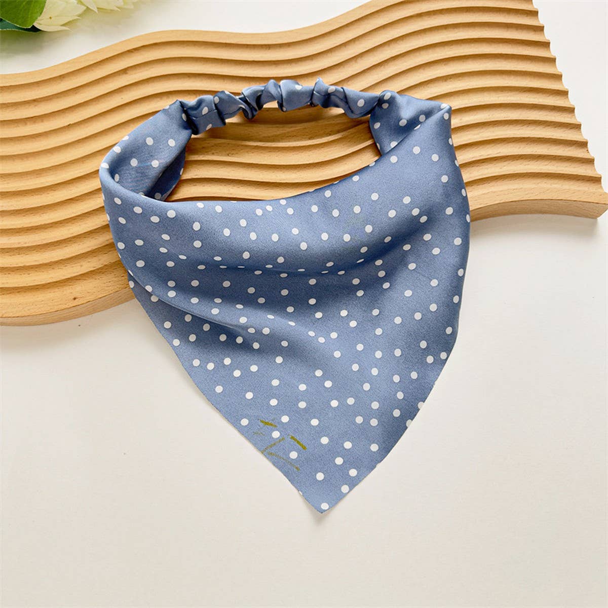 SATIN CLOTH TURBAN TRIANGLE HAIR ACCESSORIES