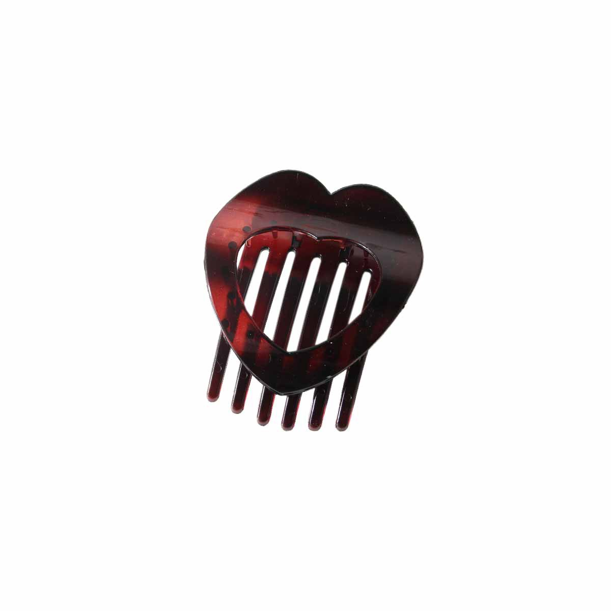 Flat Heart Hair Clip ? Strong Grip Duckbill