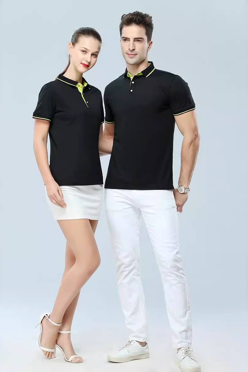 CWTBLS02428_SOLID COLOR BUSINESS COLLARED POLO T-SHIRT
