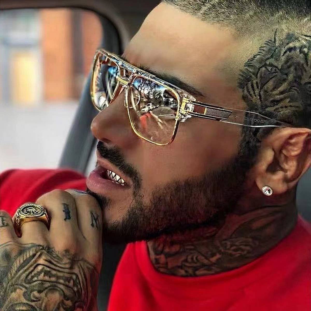 MEN'S RETRO TRENDY LARGE FRAME SUNGLASSES