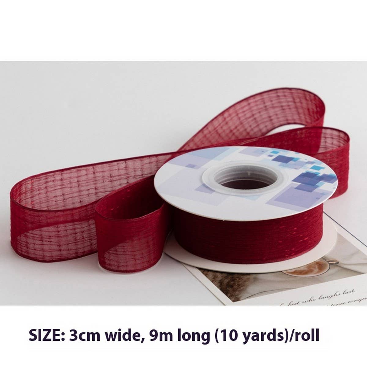 DIY DECORATIVE POLYESTER HAIR RIBBON