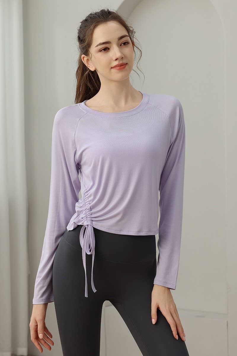 CWTBLL3631_NEW STYLE SPORTS SLIM YOGA TOPS