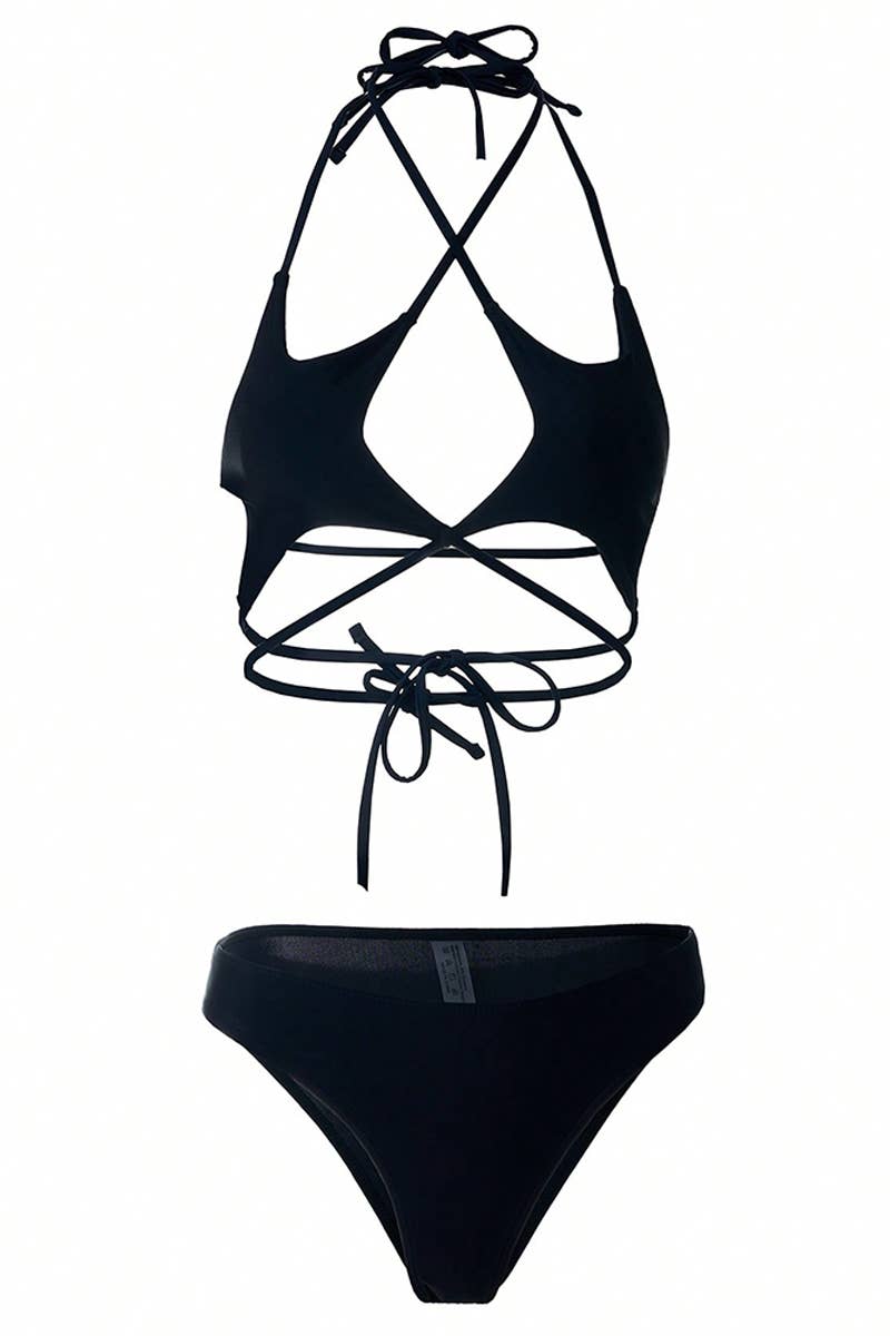 CWMW0828_NEW SPLIT STAR HIGH-END SUIT SWIMSUIT