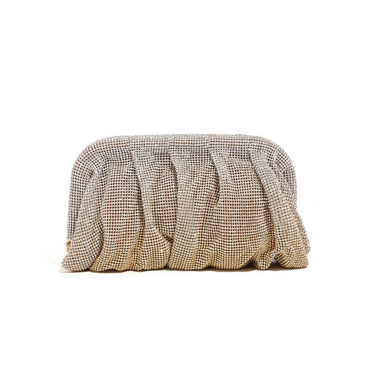 LUXURY HANDMADE RHINESTONE CLOUD CLIP EVENING BAG_CWAB3591