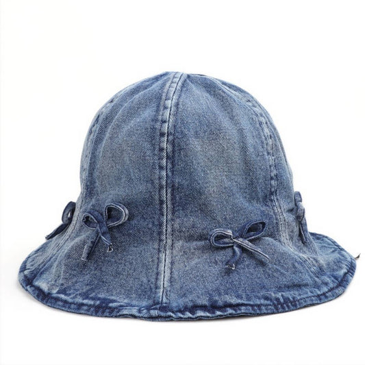 FRESH BOW RETRO WASHED BUCKET HAT_CWAH1547