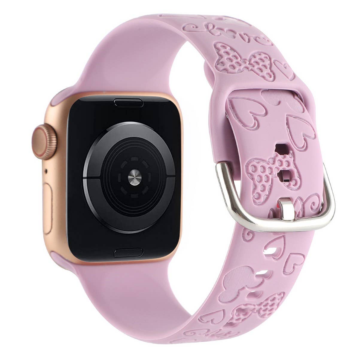 IWATCH8-1 ENGRAVED SILICONE APPLE WATCH9 STRAP