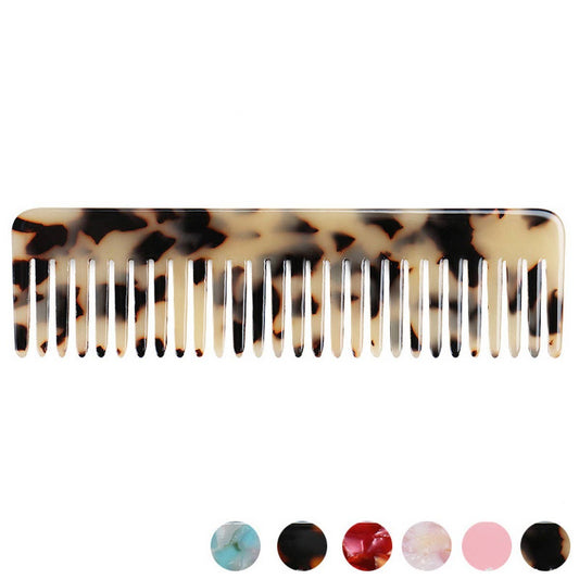 VINTAGE ACETATE HAIR COMB DENSE TOOTH COMB