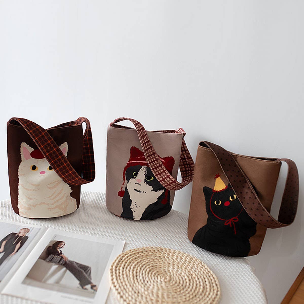 Winter Cartoon Shoulder Bag for Women_CWAB5594