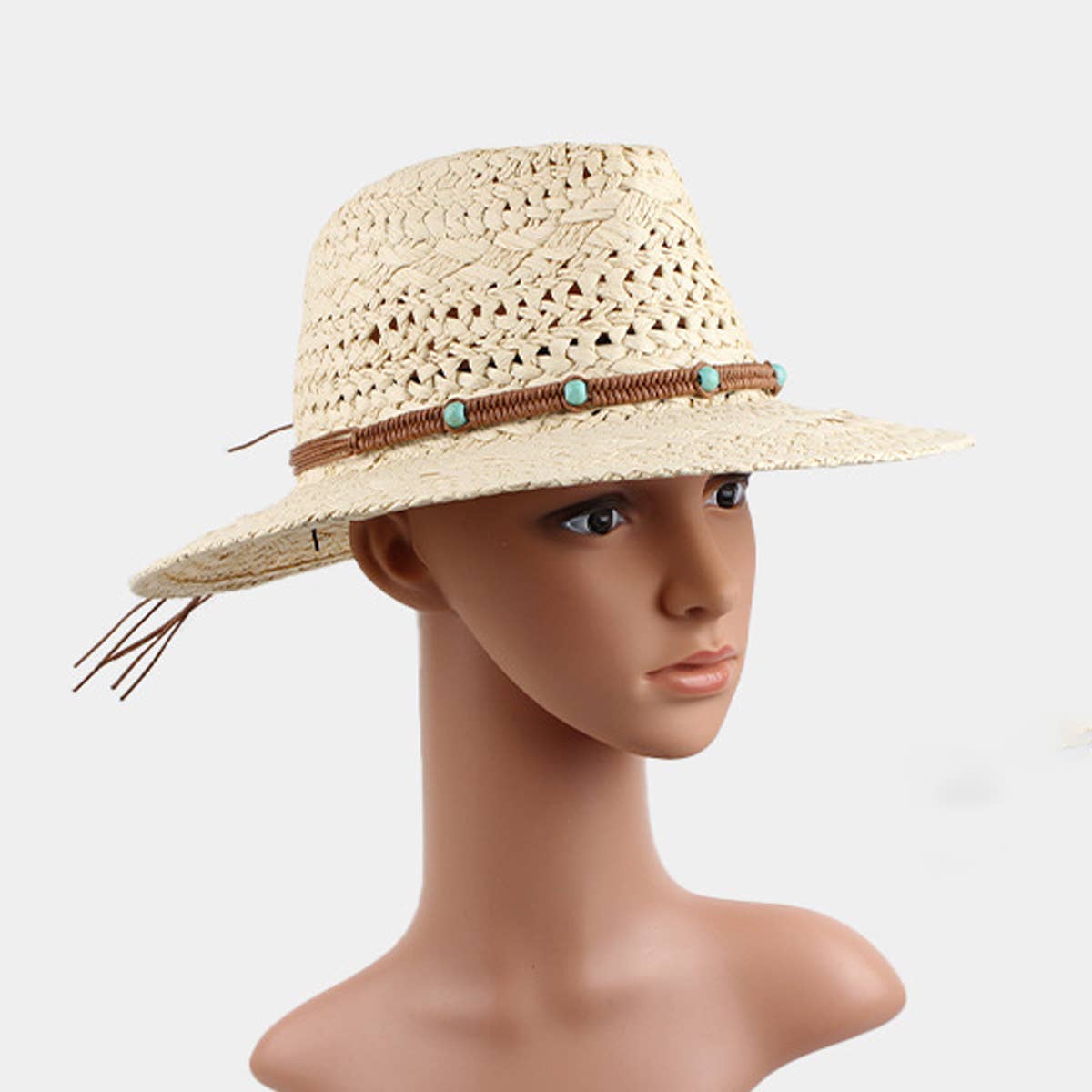 NEW SUNSHADE HAND-KNITTED PANAMA HAT_CWAH1194