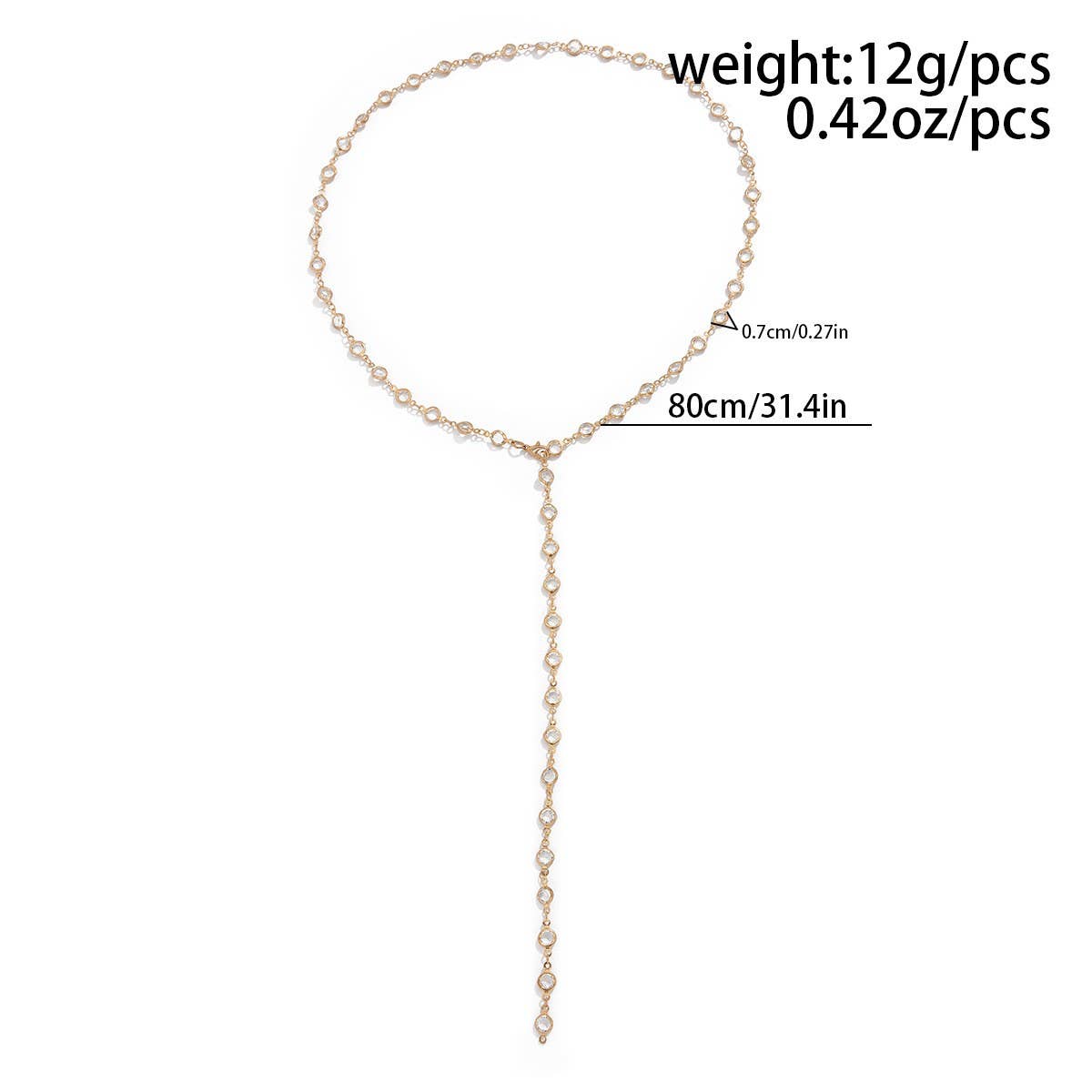 SIMPLE AND FASHIONABLE TASSEL Y-CHAIN NECKLACE