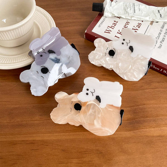 Cute Twin Koala Acetate Hair Clips Claws