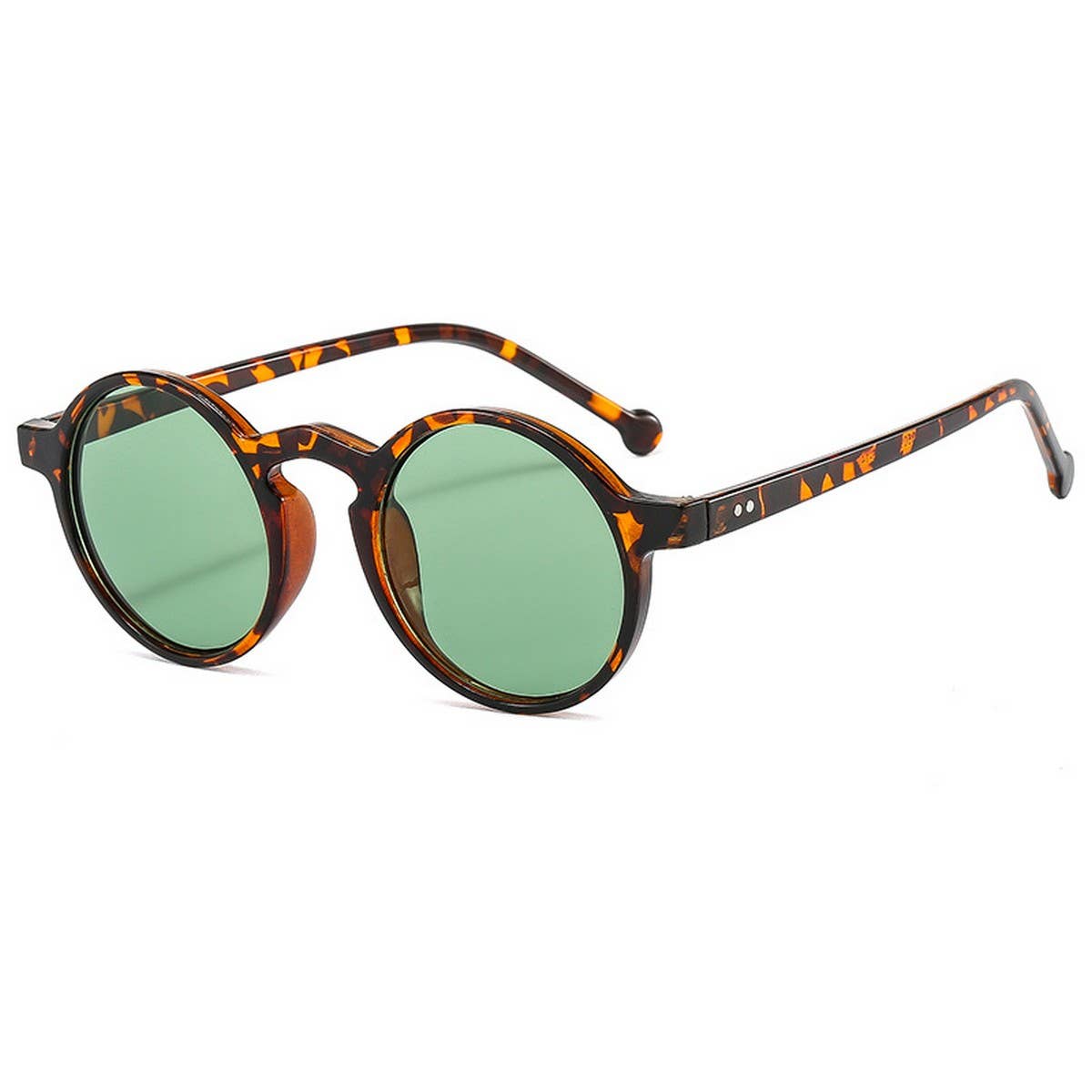 ROUND FRAME TINTED LENS FASHION GLASSES UNISEX