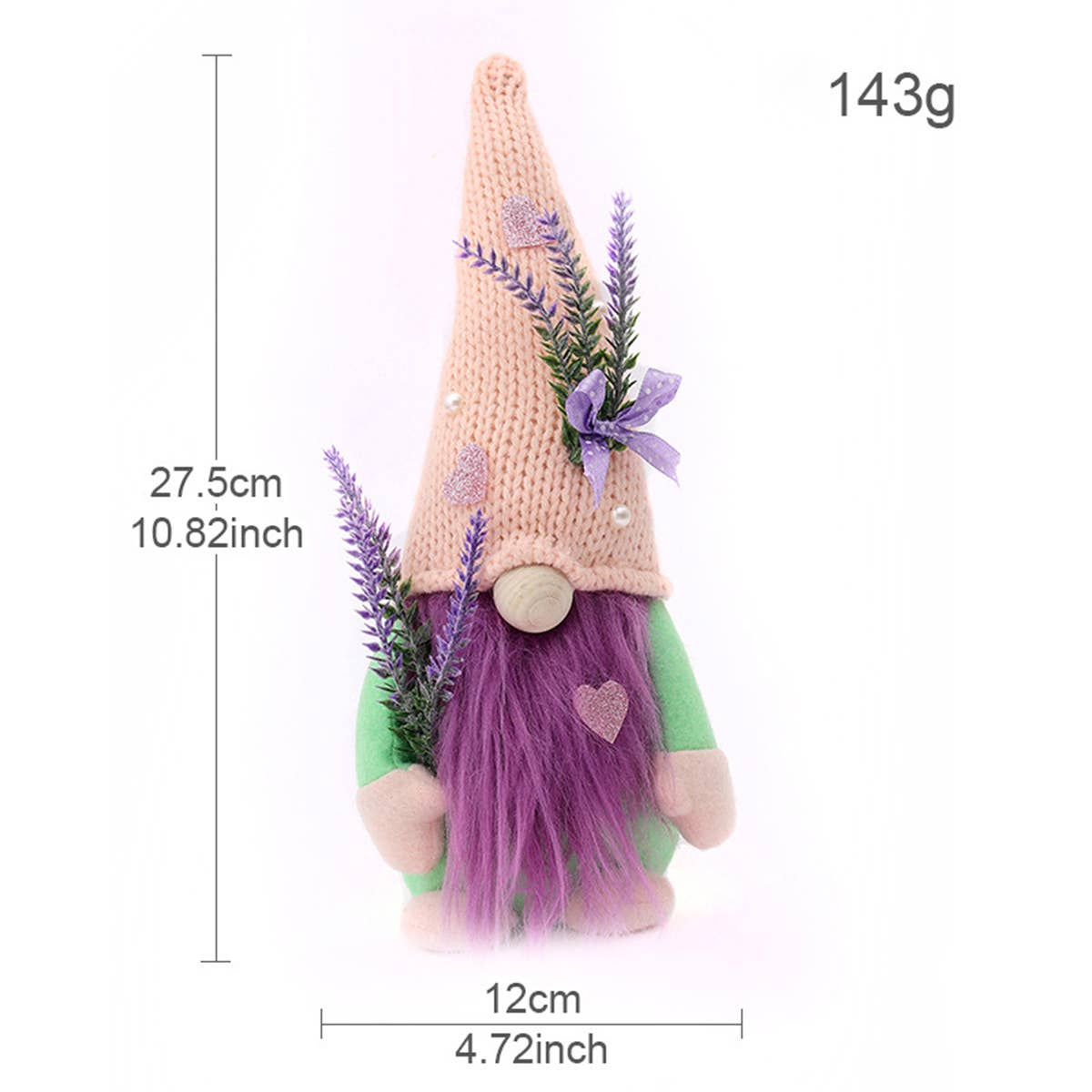 CWMM9522_MOTHER'S DAY LAVENDER LOVE CREATIVE RUDOLPH DOLL