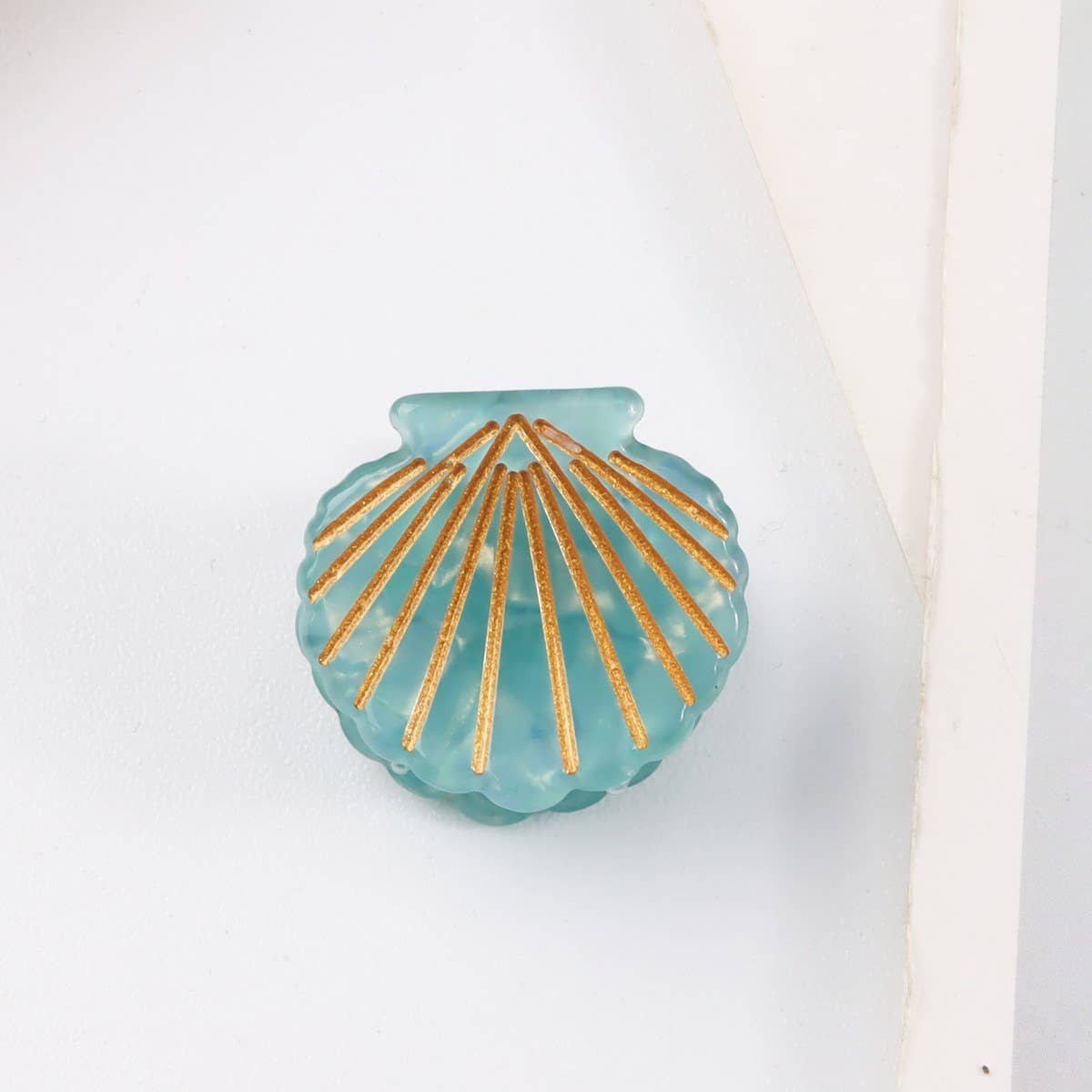 CWAHA1425_SHELL SMALL HAIR CLAW CLIP