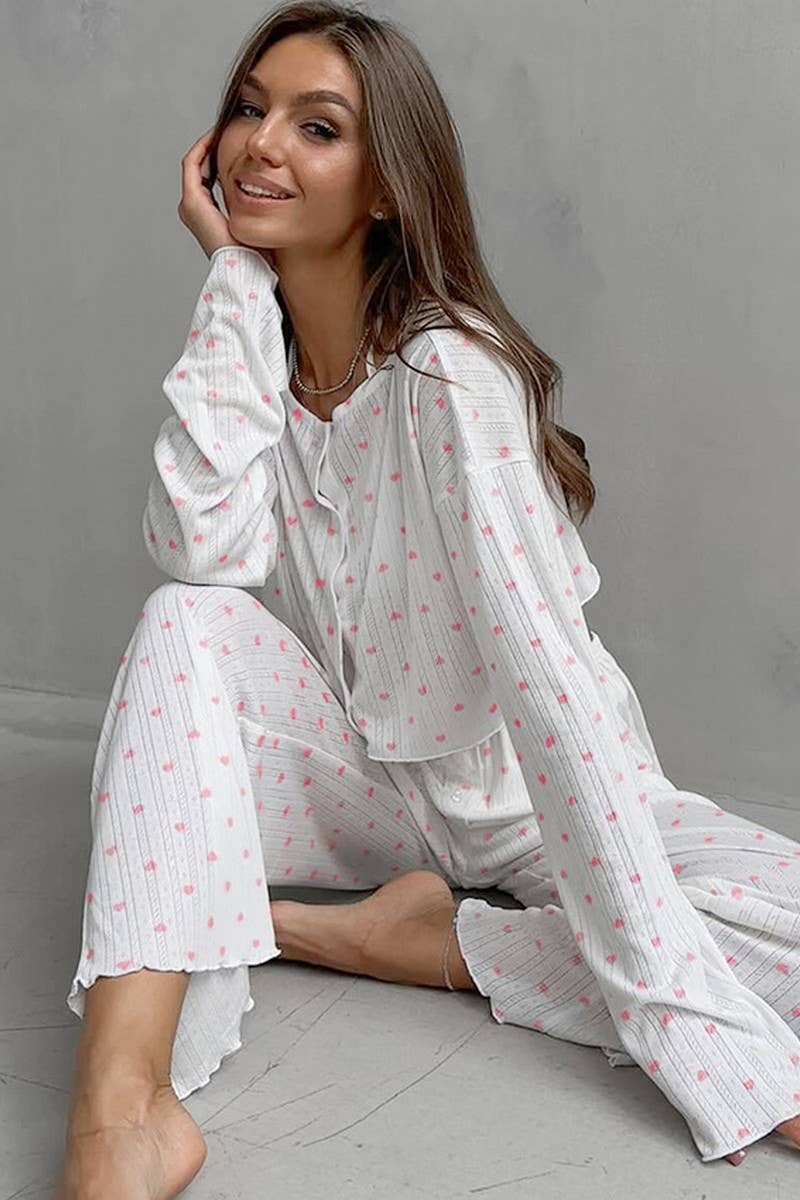 CWSPJ0293_PRINTED LONG-SLEEVED TROUSERS HOME WEAR SET